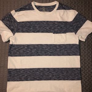 Short sleeved striped shirt. J Crew